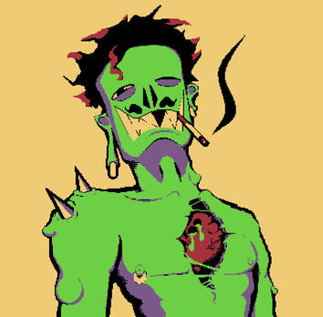 Character Portrait. Comic Style.